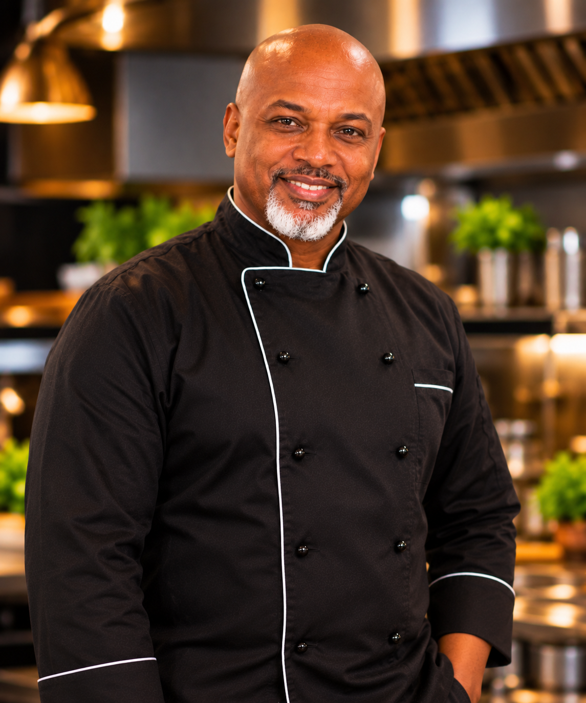 Chef portrait placeholder — replace with an approved Chef H photograph